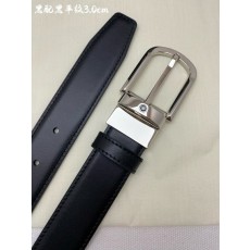 몬블랑 수입 소 가죽 비즈니스 캐주얼 벨트 001-192386