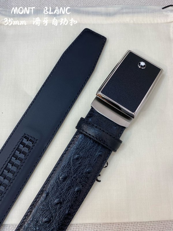 몽블랑 남성 자동 벨트 34MM 폭 316 스틸 버클 001-192390