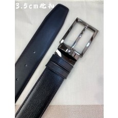 몽블랑 소 가죽 핀 버클 비즈니스 벨트 001-192395