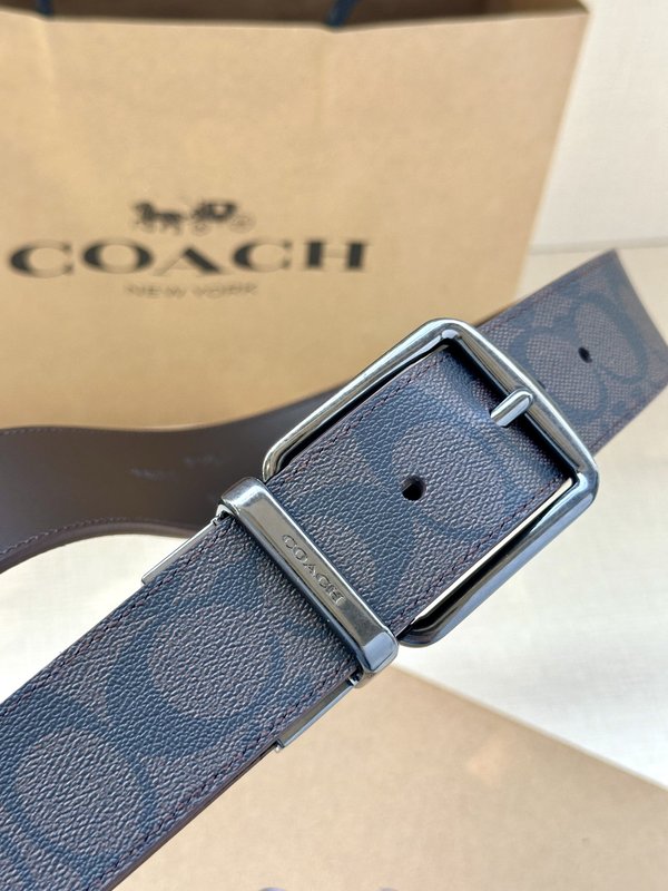 COACH 양면 스포츠 송아지 가죽 커스터마이즈 벨트 001-192408