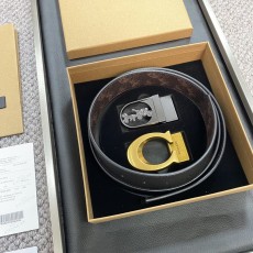 COACH 코치 블랙 교체형 벨트 3.5cm 001-192413