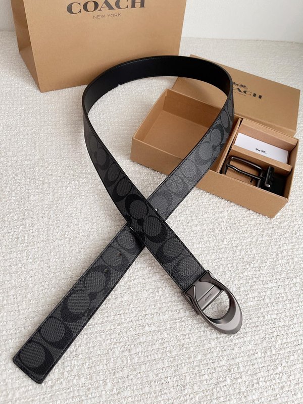 코치 3.7cm 더블 버클 벨트 001-192418