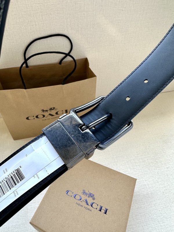 COACH 양면 스포츠 송아지 가죽 커스터마이즈 벨트 001-192419