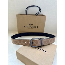 COACH 양면 스포츠 칼프스킨 벨트 3.7cm 001-192421