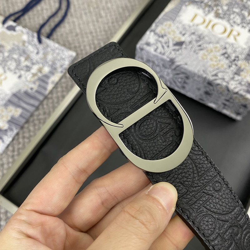 디올 DIOR 클래식 CD 버클 소 가죽 벨트 001-192467