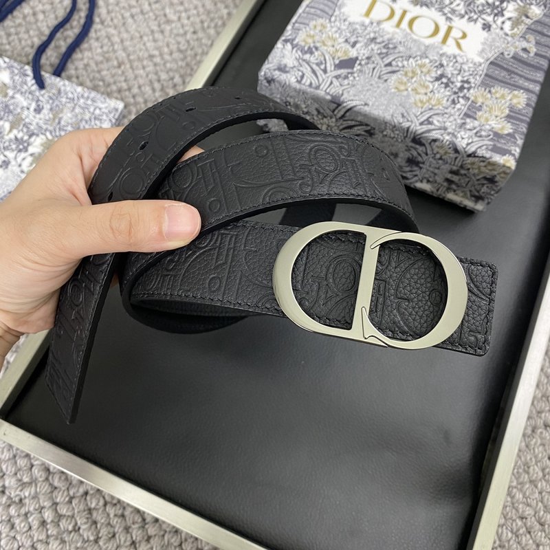 디올 DIOR 클래식 CD 버클 소 가죽 벨트 001-192467