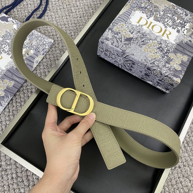 디올 Dior 신규 가죽 레터 벨트 3.5CM 001-192473
