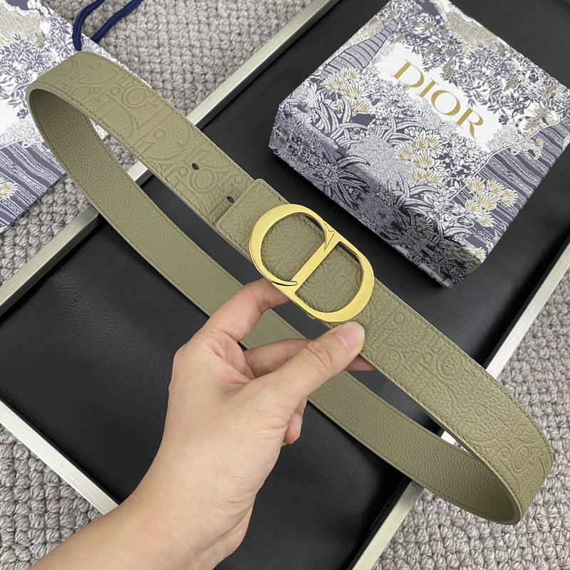 디올 Dior 신규 가죽 레터 벨트 3.5CM 001-192473