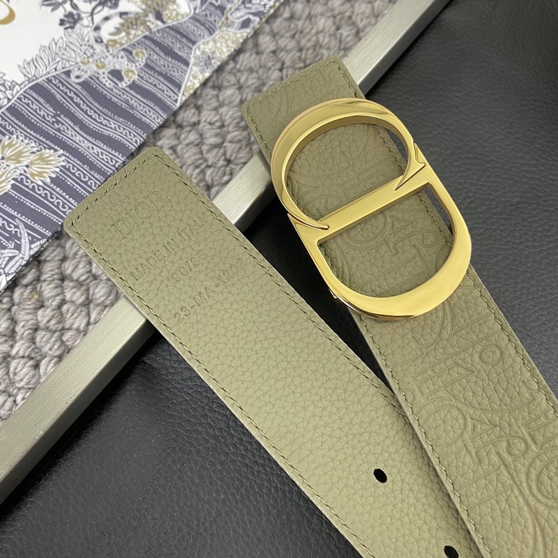디올 Dior 신규 가죽 레터 벨트 3.5CM 001-192473