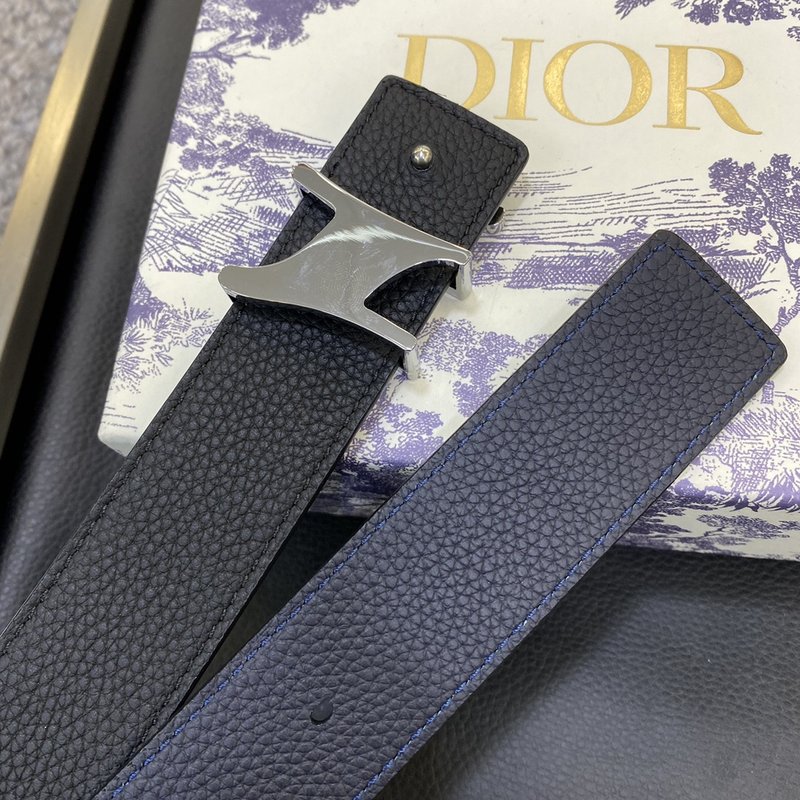 디올 DIOR 클래식 CD 버클 소 가죽 벨트 001-192476