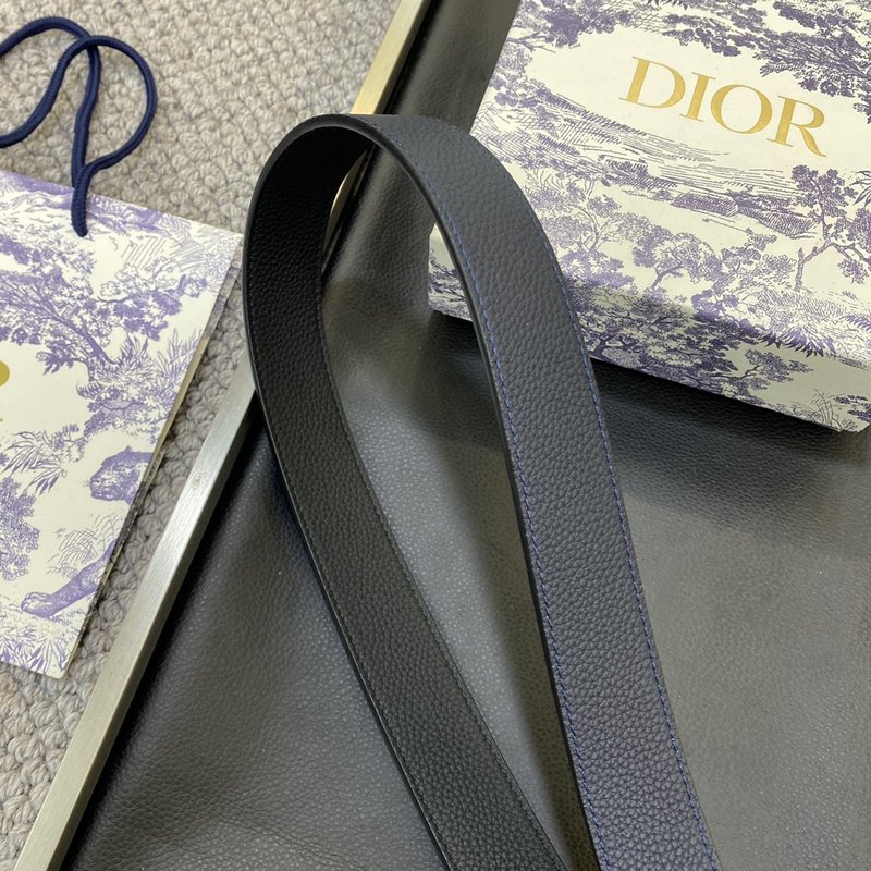 디올 DIOR 클래식 CD 버클 소 가죽 벨트 001-192476