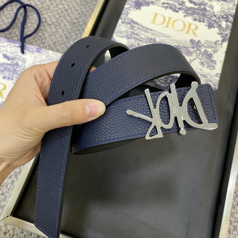 디올 DIOR 클래식 CD 버클 소 가죽 벨트 001-192476
