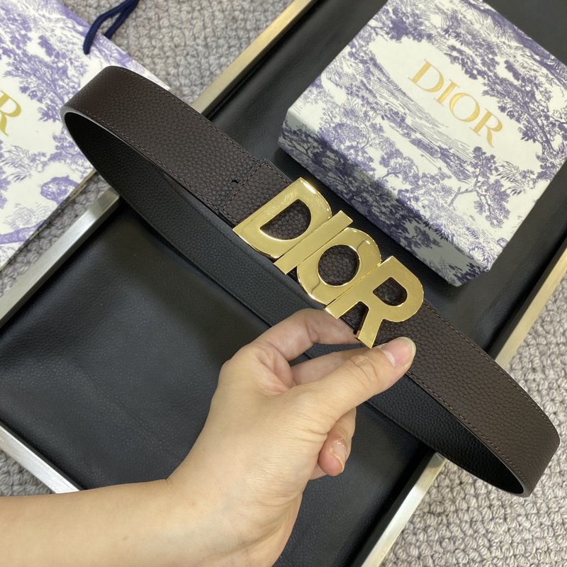 디올 DIOR 클래식 로고 버클 소가죽 벨트 001-192478