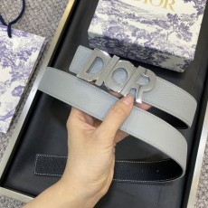 디올 DIOR 클래식 CD 버클 소 가죽 벨트 001-192477