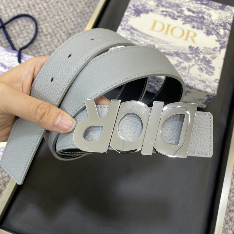디올 DIOR 클래식 CD 버클 소 가죽 벨트 001-192477