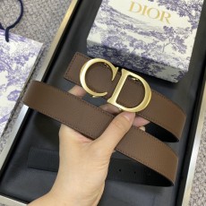 디올 DIOR 클래식 CD 버클 소 가죽 벨트 001-192479