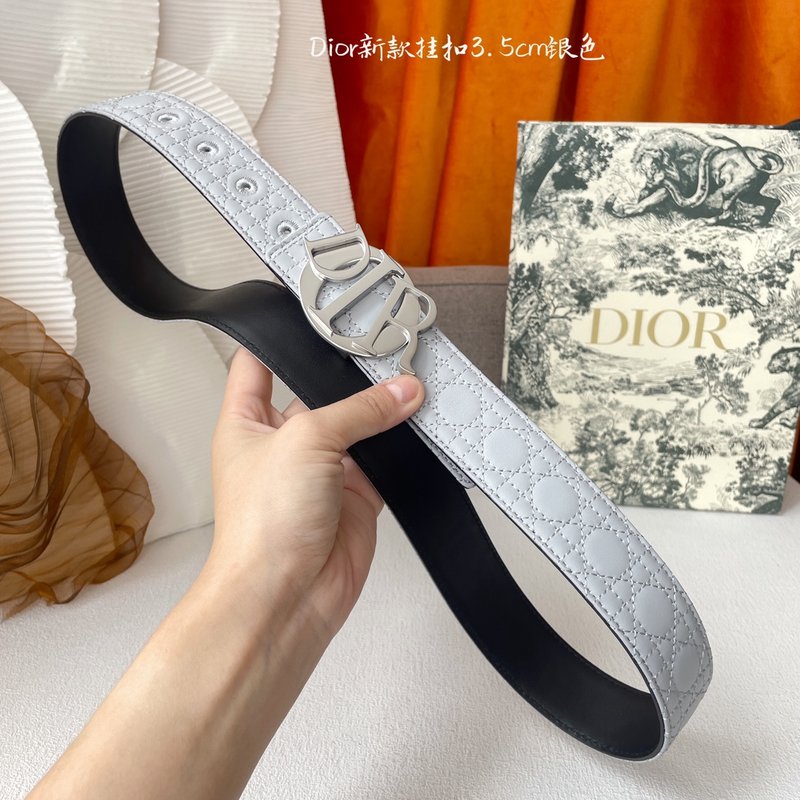 디올 Dior 클래식 엠보스 가죽 벨트 001-192488