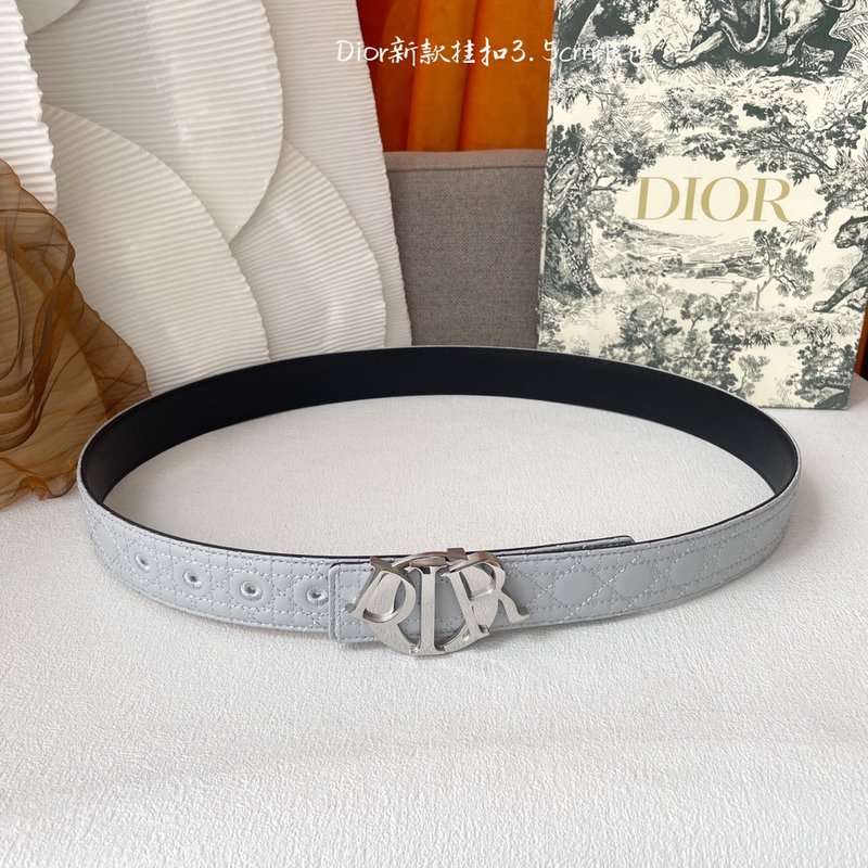 디올 Dior 클래식 엠보스 가죽 벨트 001-192488