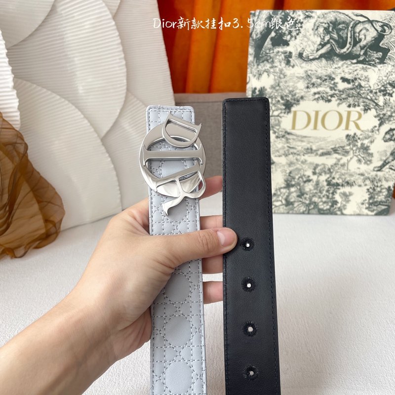 디올 Dior 클래식 엠보스 가죽 벨트 001-192488