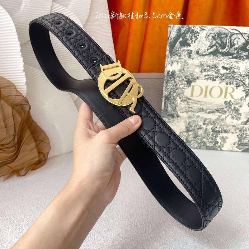 디올 Dior 클래식 엠보싱 가죽 벨트 001-192487