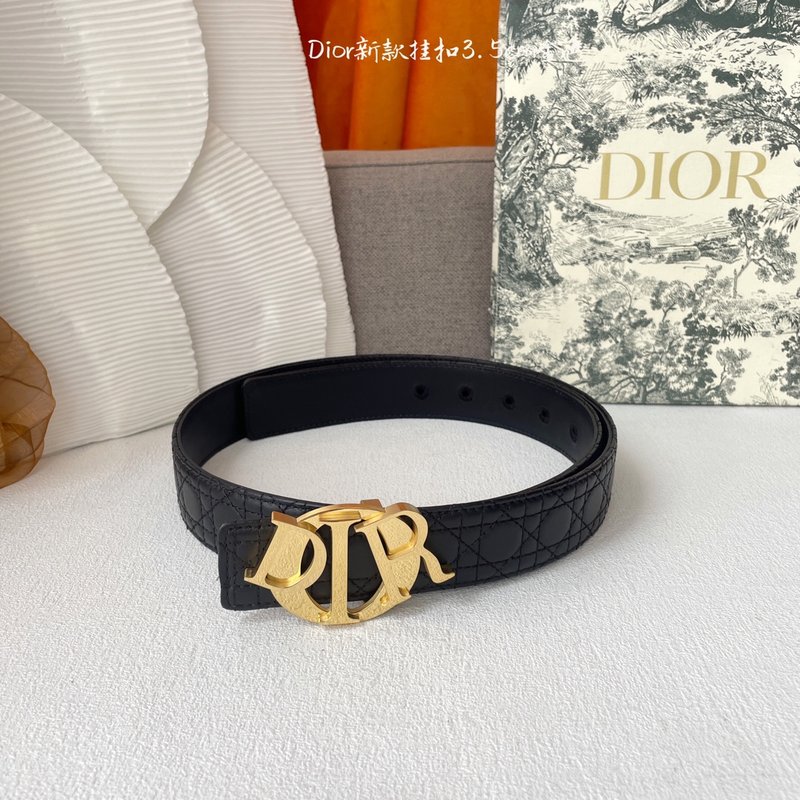 디올 Dior 클래식 엠보싱 가죽 벨트 001-192487
