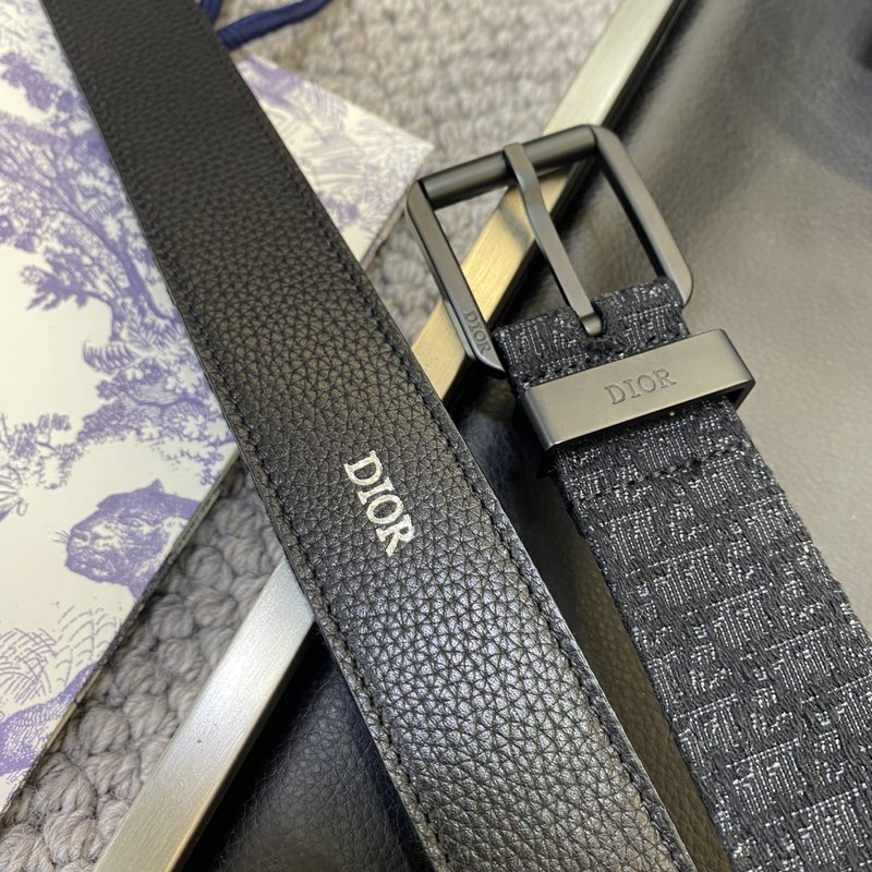 디올 DIOR 클래식 CD 버클 소 가죽 벨트 001-192491