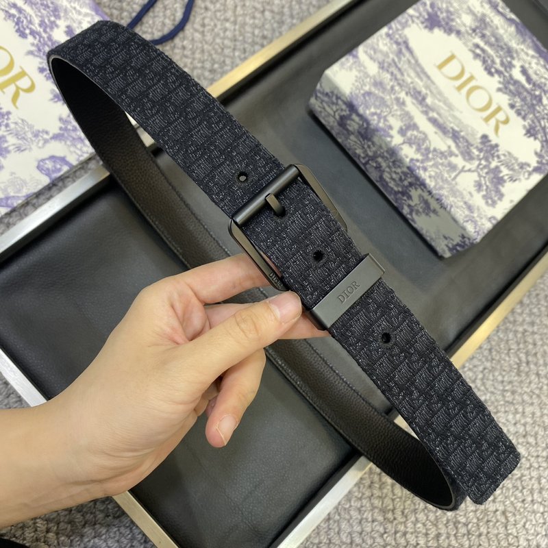 디올 DIOR 클래식 CD 버클 소 가죽 벨트 001-192491