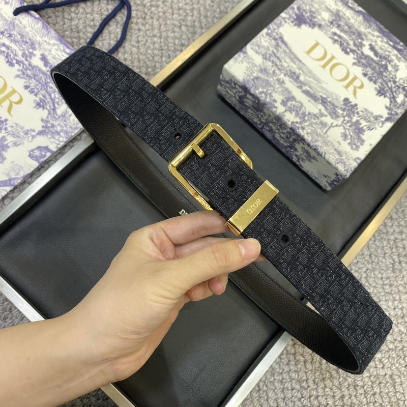 디올 DIOR 클래식 CD 버클 소 가죽 벨트 001-192492