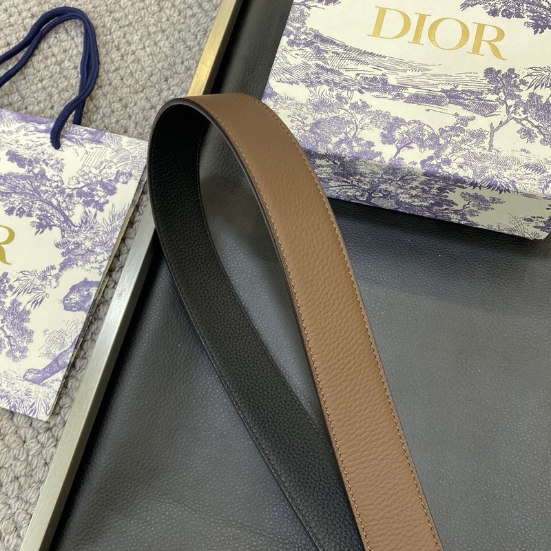 디올 DIOR 클래식 CD 버클 소 가죽 벨트 001-192493