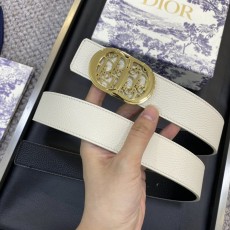 디올 DIOR 클래식 CD 버클 천연 소 가죽 벨트 001-192501