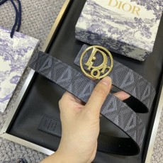 디올 DIOR 클래식 CD 버클 소 가죽 벨트 001-192506
