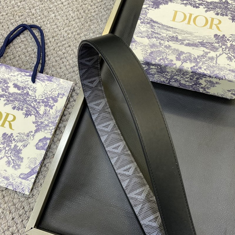 디올 DIOR 클래식 CD 버클 소 가죽 벨트 001-192506