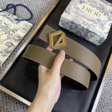 디올 Dior 신상 3.8CM 소 가죽 클래식 벨트 001-192508