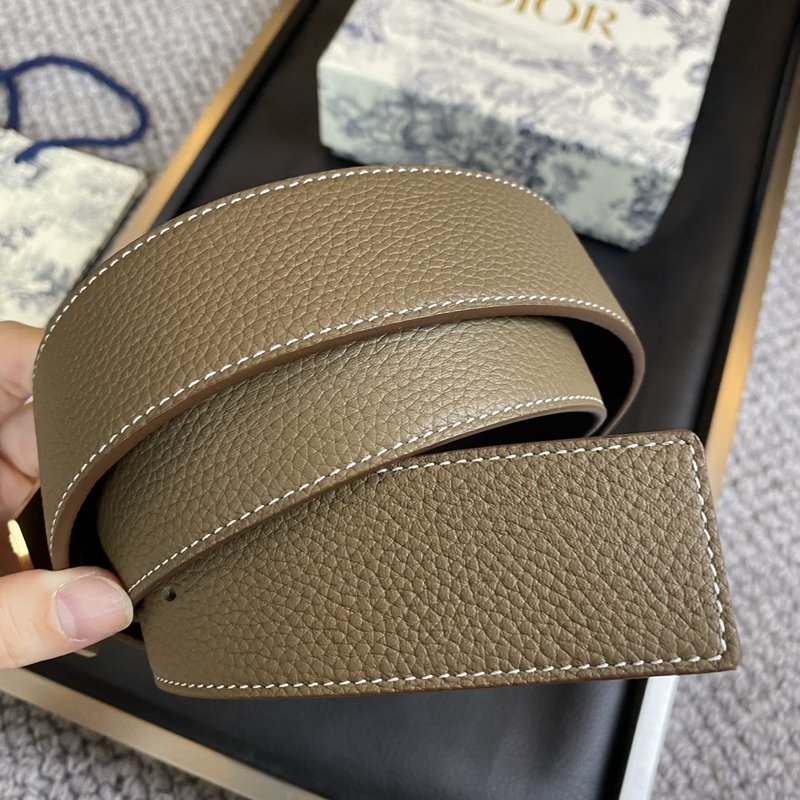 디올 Dior 신상 3.8CM 소 가죽 클래식 벨트 001-192508