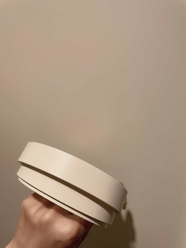디올 DIOR 메타모르포즈 화이트 벨트 001-192514