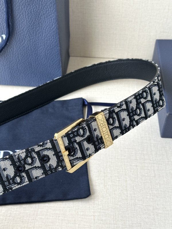 Dior 스무스 칼프스킨 벨트 3.5cm 폭 001-192519