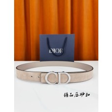 DIOR 디올 스테인리스 버클 벨트 3.5cm 폭 001-192525