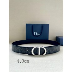 디오르 양면 프린트 송아지 가죽 벨트 40mm 001-192533