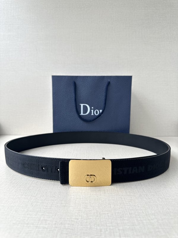 Dior 블랙 골드 스테인리스 벨트 버클 001-192538
