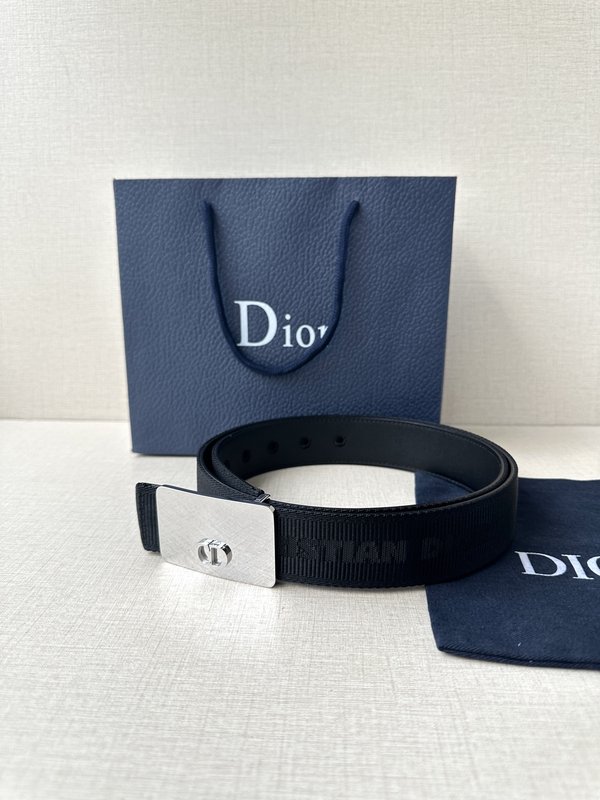 Dior 블랙 골드 스테인리스 벨트 버클 001-192538