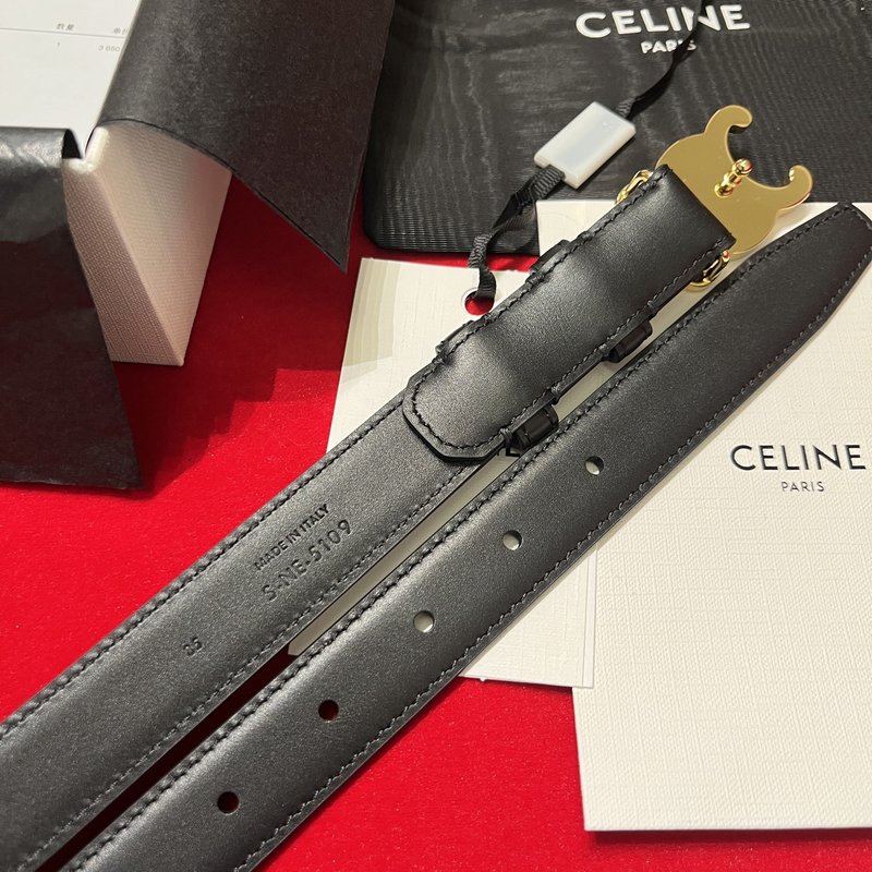 셀린 트라이온프 카프스킨 벨트 2.5cm 폭 001-192570