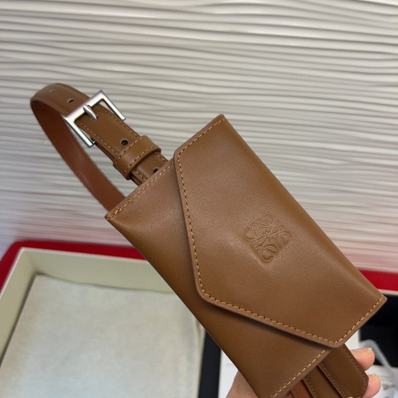 LOEWE 아나그램 버클 가죽 벨트 001-192619