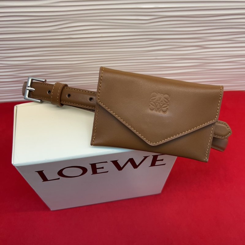 LOEWE 아나그램 버클 가죽 벨트 001-192619