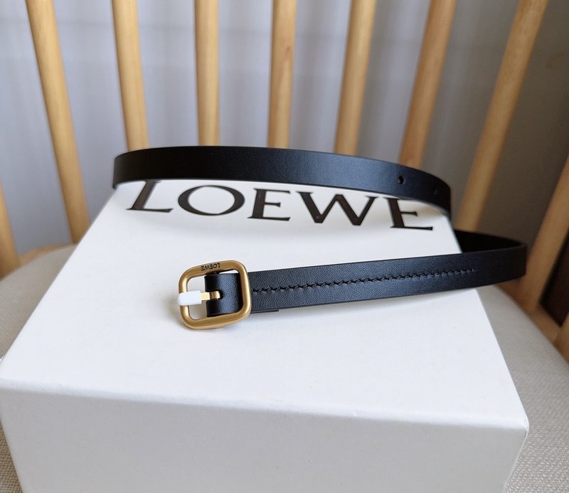 로에베 LOEWE 베지터블 가죽 금속 버클 벨트 001-192626