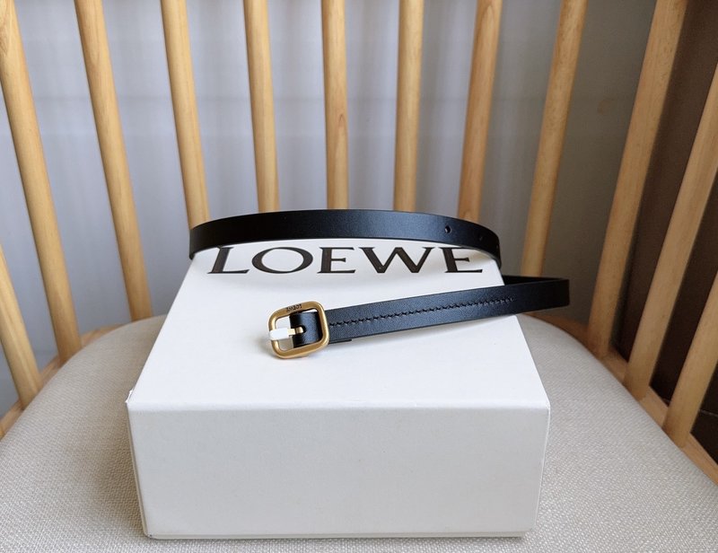 로에베 LOEWE 베지터블 가죽 금속 버클 벨트 001-192626