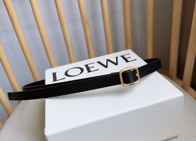 로에베 LOEWE 베지터블 가죽 금속 버클 벨트 001-192626