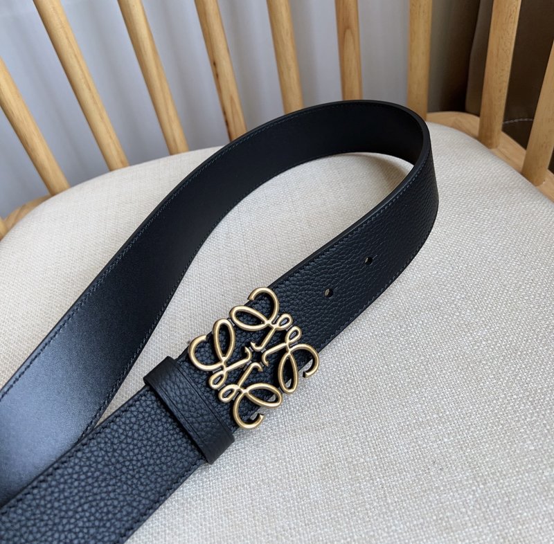 로에베 LOEWE 스무스 카프스킨 애너그램 버클 벨트 001-192629