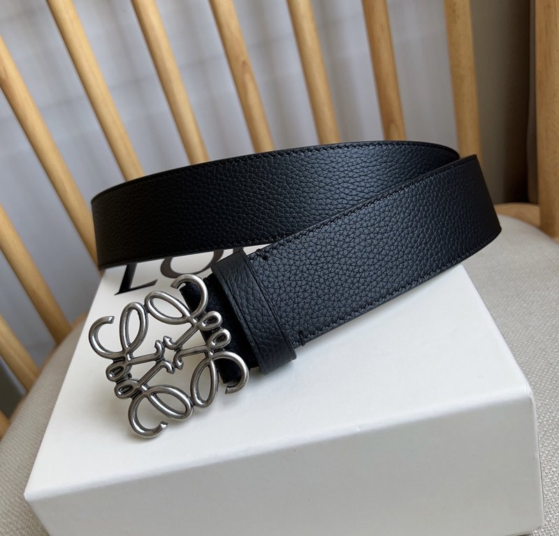 로에베 LOEWE 스무스 소 가죽 애퍼그램 벨트 001-192631