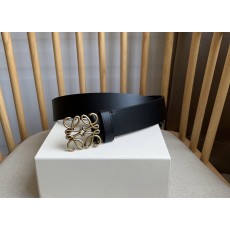 로에베 LOEWE 매끄러운 소 가죽 핀 버클 벨트 001-192632