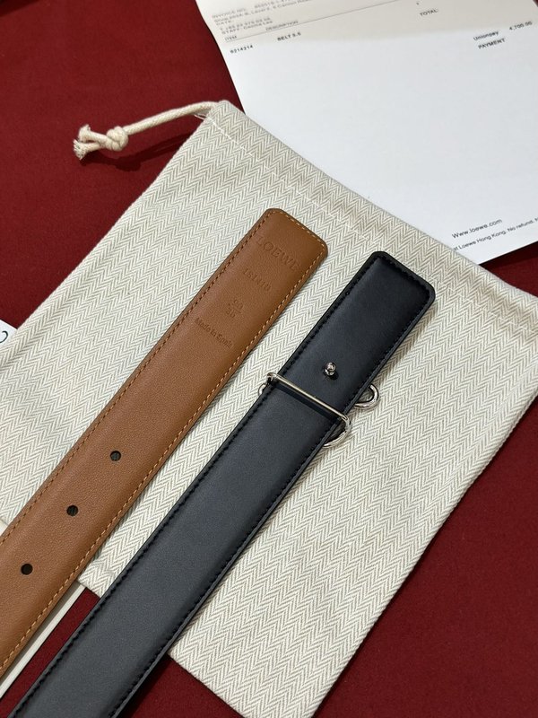 로에베 LOEWE 양면 소가죽 벨트 001-192634